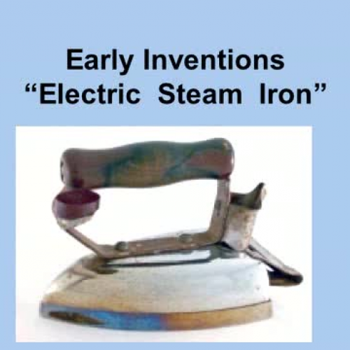 The Electric Steam Iron