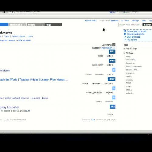 Networking on Delicious 