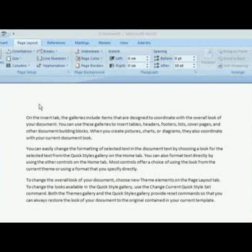 MS Word 2007 Changing line spacing
