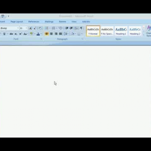 MS Word 2007 Insert clip art and images