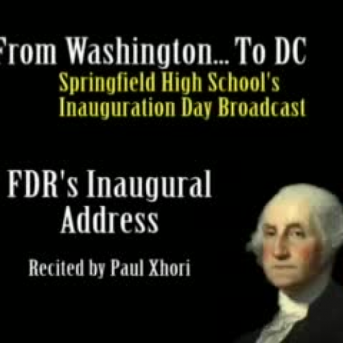 FDRs Inaugural Address