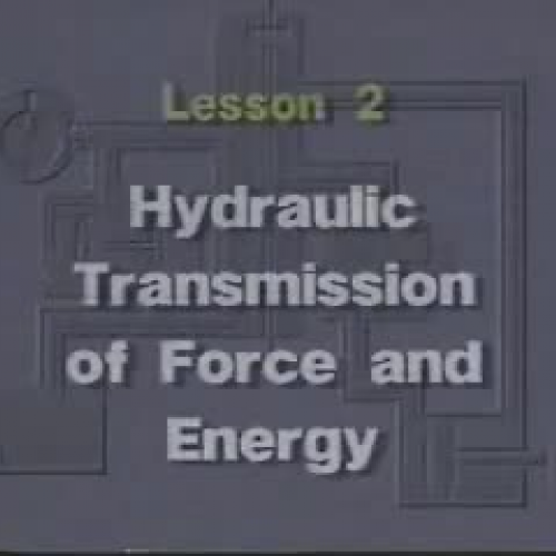 Hydraulic Transmission of Force and Energy Pa