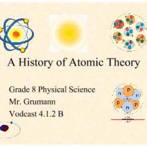 CMS Physical Science- Intro to Atomic Theory-