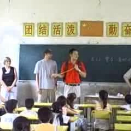 Mr. Klaff teaches English in China