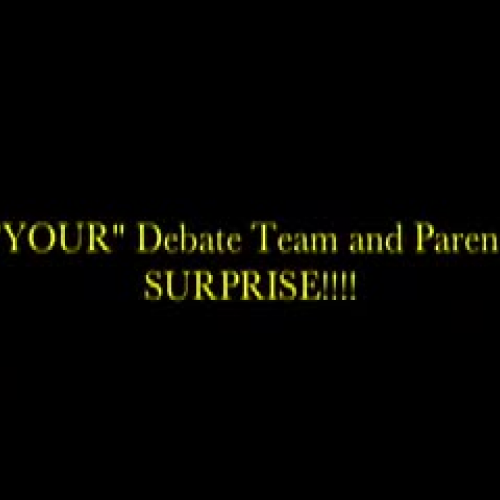 Boca High Debate - Surprise Birthday party fo