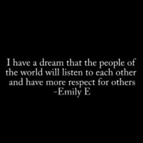 Mr. Hibbards I Have a Dream