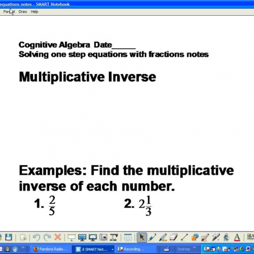 Grip Algebra Solving one step equations with 