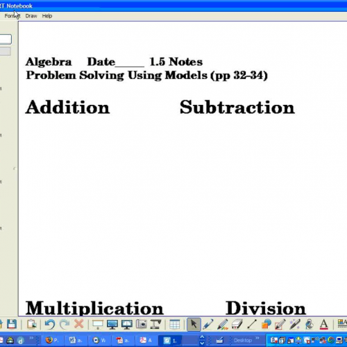 Grip Algebra 1.5 Notes