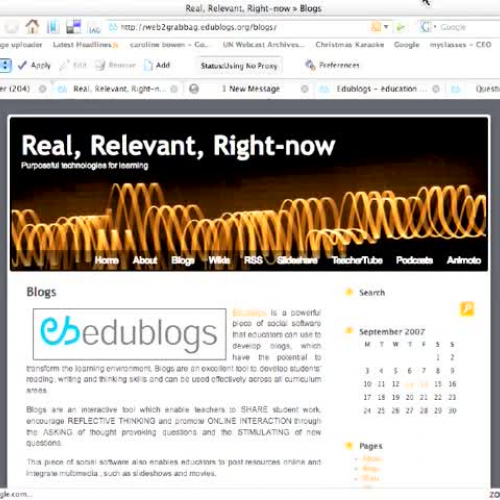 Blogging - Creating an Edublogs Account