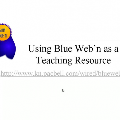 Using Blue Web'n as a Teaching Resource