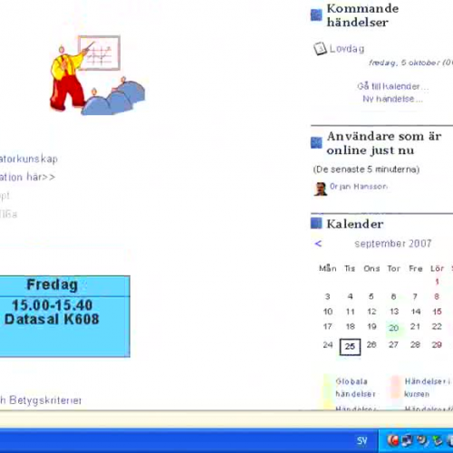 Moodle showing your testresult