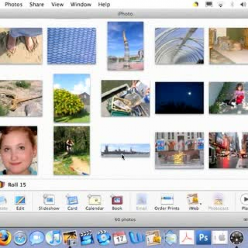 Croping a photo using iPhoto