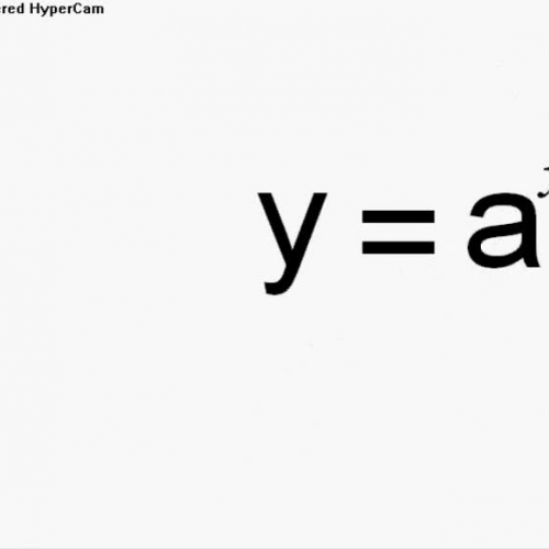 Logarithms to index conversion.