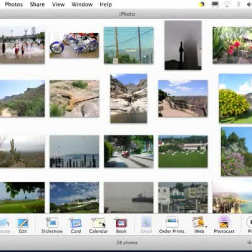 Making a Photo Calendar with iPhoto