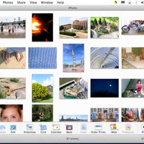 Organize your pictures in iPhoto with albums