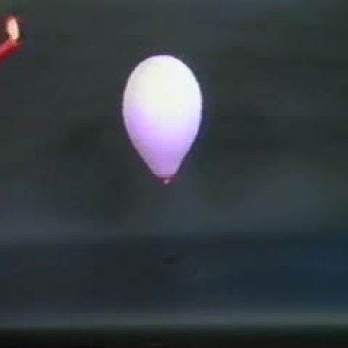 Blowing up a balloon of hydrogen