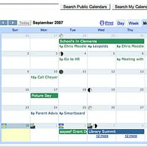 Teaching & Learning Calendar