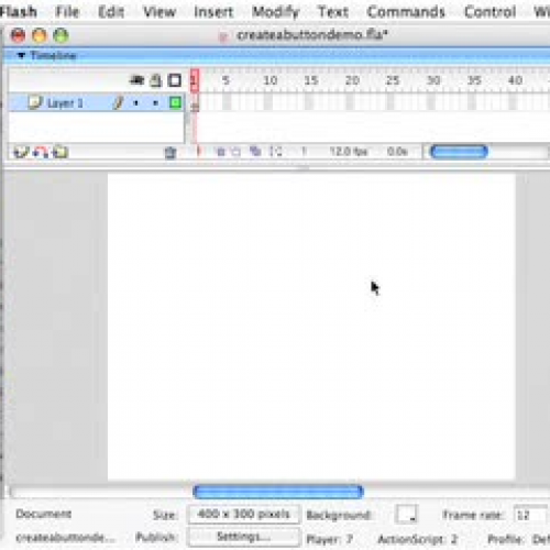 Create Simple Flash Button