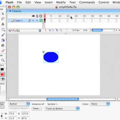 Add Sound to a Flash Button