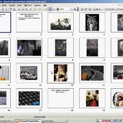 Spot coloring photographs in PhotoShop 1