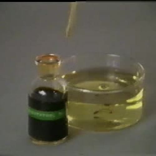 Reaction of potassium and sodium with water