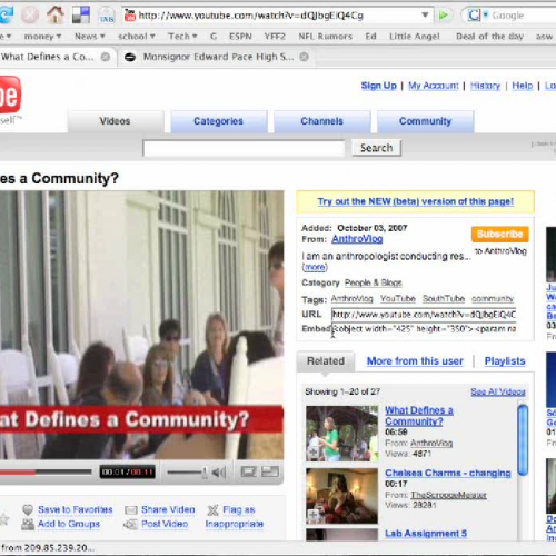 Embedding a video in Edline
