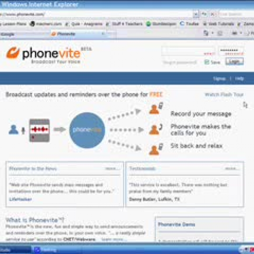 Phonevite - How to set up an account from mrs
