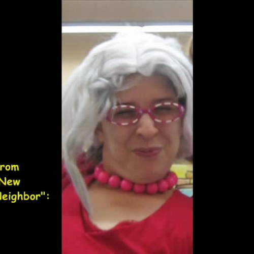 English On Stage presents Character BLOGS!