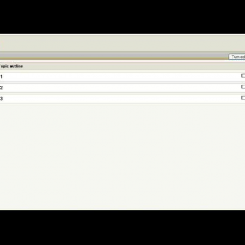 Moodle - Basic Layout & Basic Tools