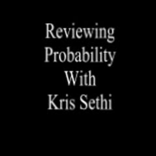 Reviewing Probability