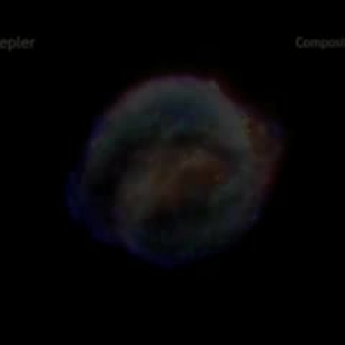 Kepler's Supernova Remnant in 60 Seconds (SD)