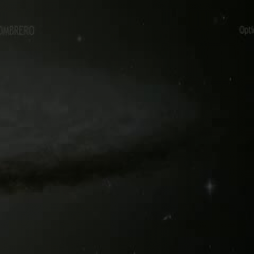 Sombrero Galaxy in 60 Seconds (High Definitio