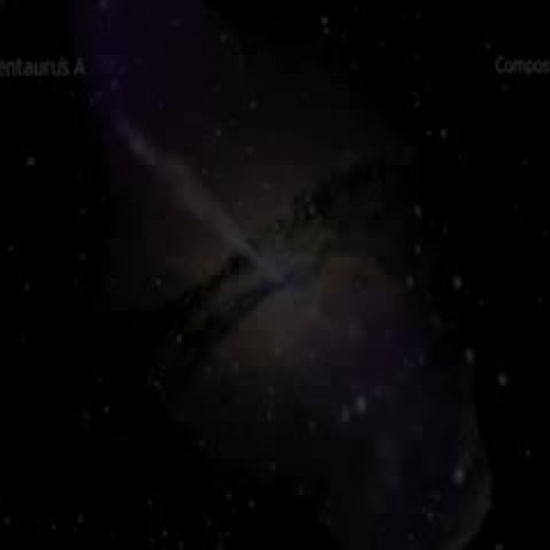 Centaurus A in 60 Seconds (High Definition)