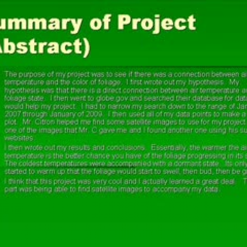 Interconnectedness of Air Temperature and Fol