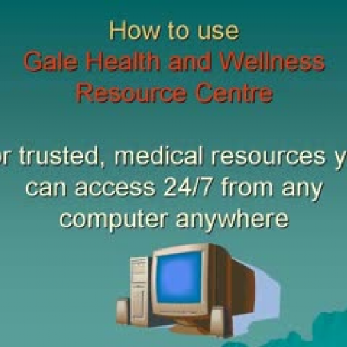 Gale Health and Wellness