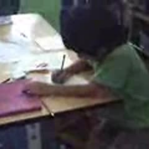 Kids doing research projects