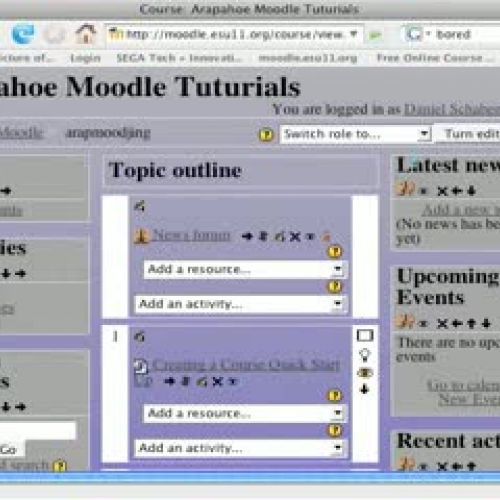 Creating uploadable assignment Moodle Arapaho