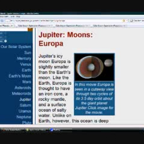 Jupiter's moon Europa