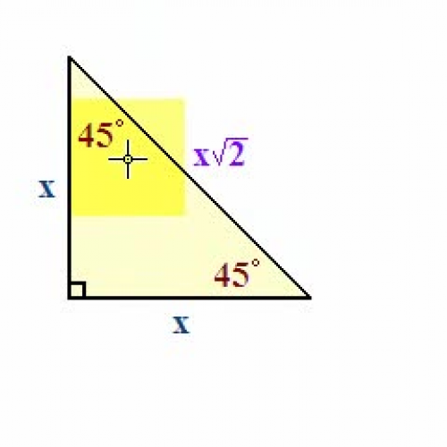 The 45-45-90 Triangle