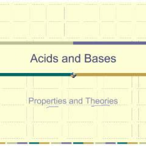 Acids and Bases Introduction