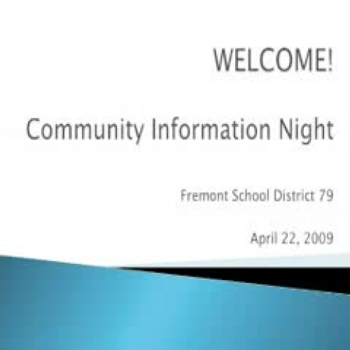 FSD79 Community Info Night - Intro