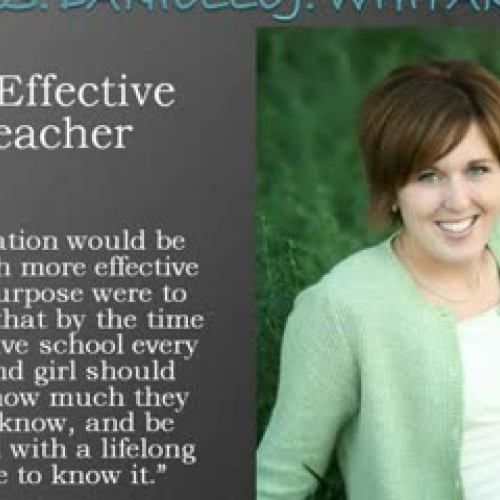 Danielle Whitaker - An Effective Teacher