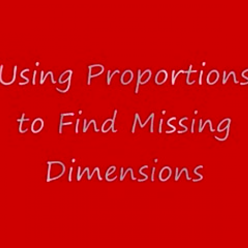 Using Proportions