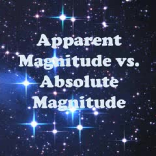 Absolute Magnitude vs. Apparent Magnitude