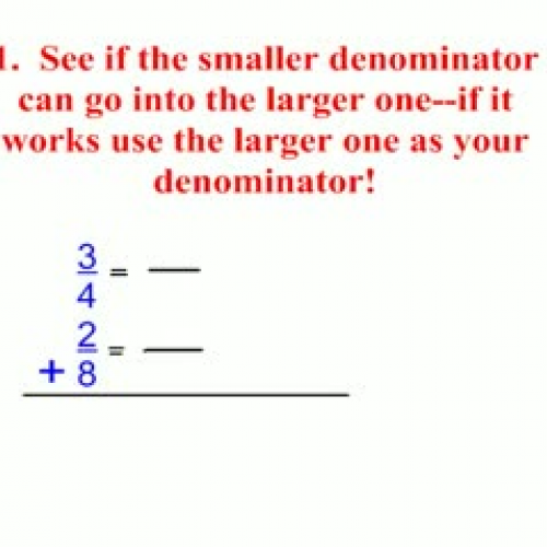 Common Denominators