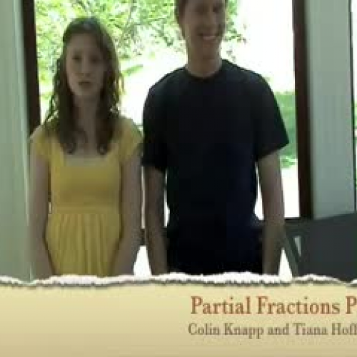 Partial Fraction Decompisition Part 1