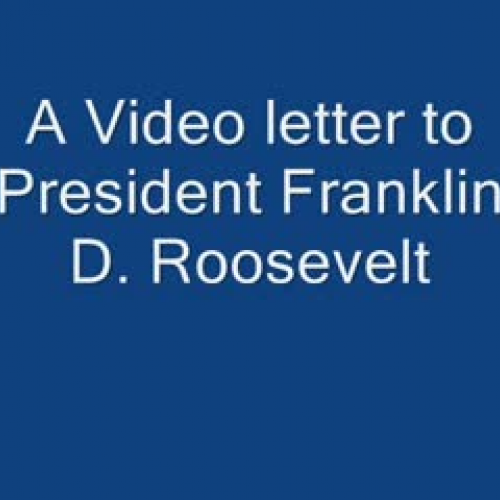 Final: A letter to the President