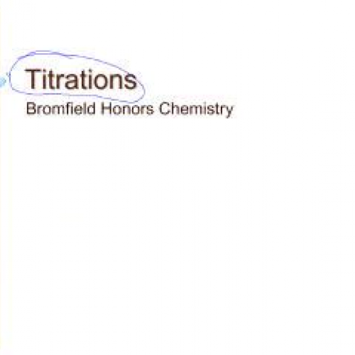 Titrations