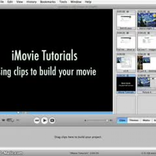 Using clips to build your video