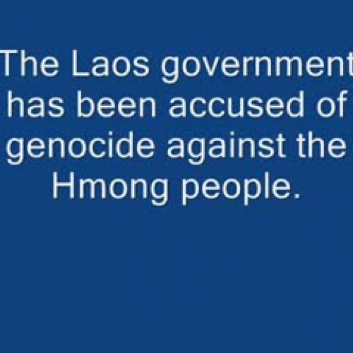 Hmong Genocide PSA